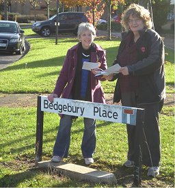 Vanessa McPake and Jenni Ferrans discuss the plans for new homes in Bedgebury Place, Kents Hill